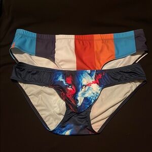 Colorful Men's Swimwear Set
